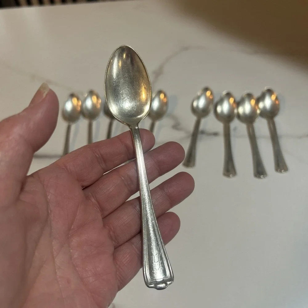 Rogers Bros. IS 1847 Cromwell 1912 Silver Plate Teaspoons Set‎ Of 10